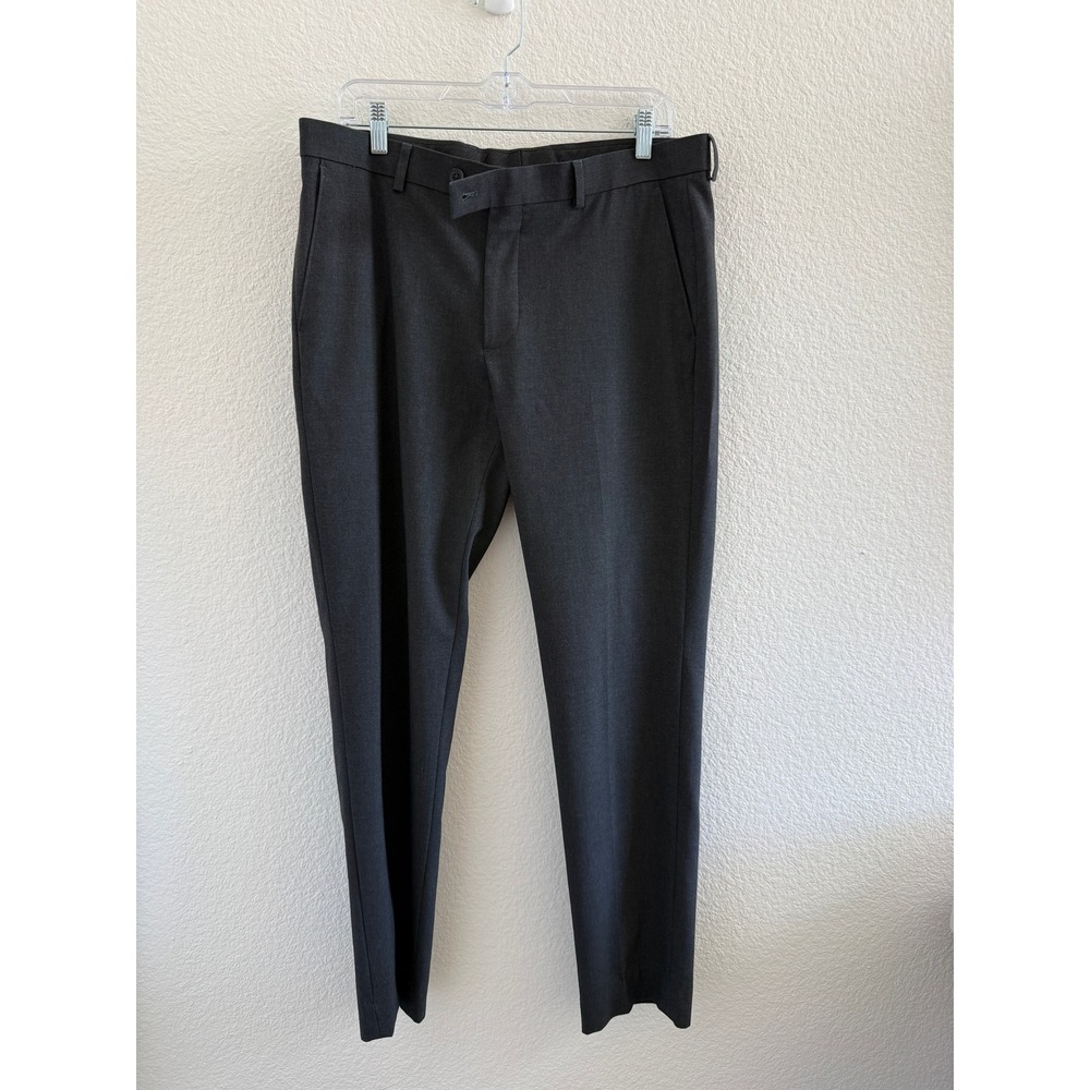 Men's Warehouse Slim Fit Charcoal Gray Dress Pants Slacks